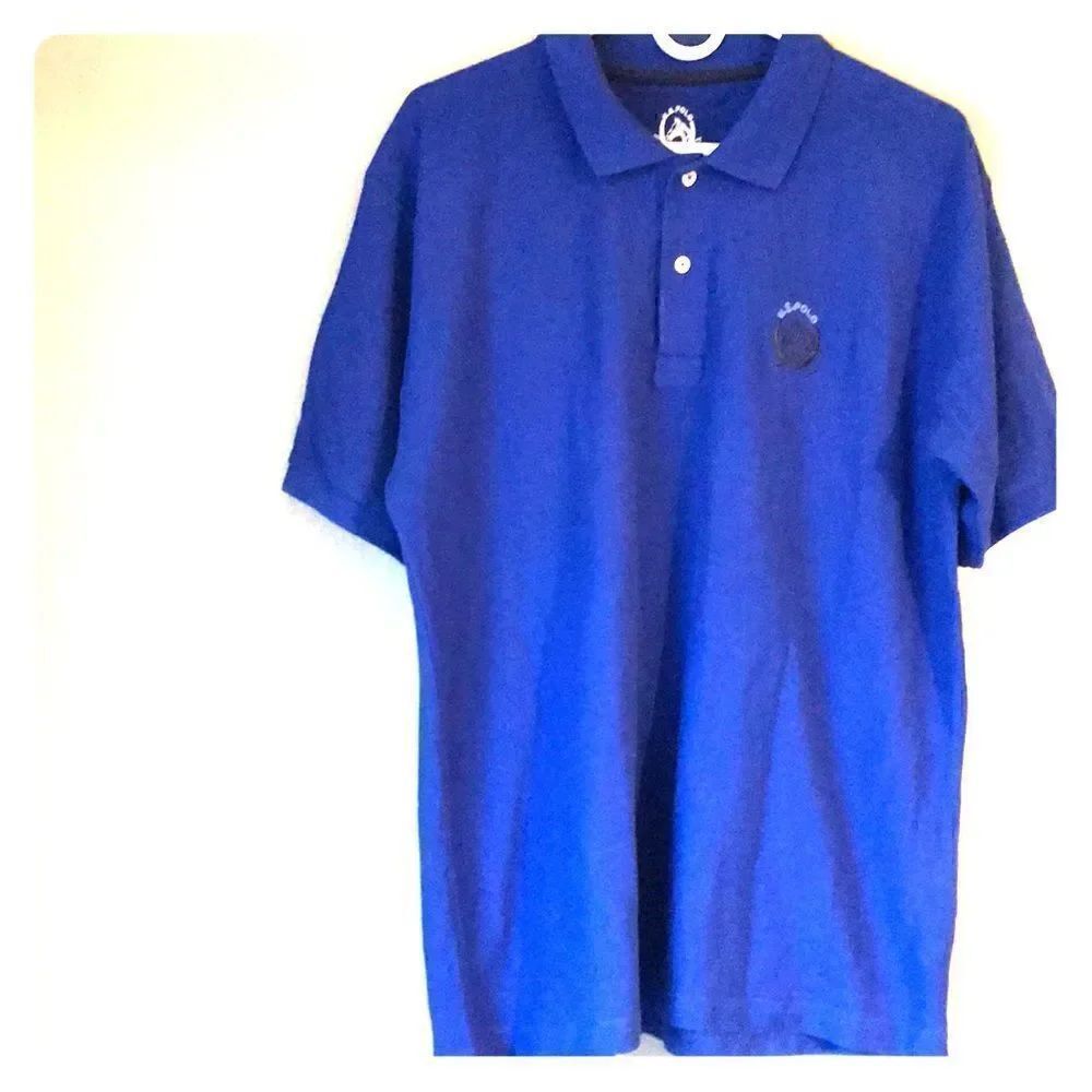 Men’s Blue U.S Polo Large